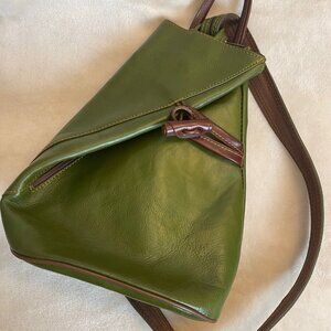 Italian Leather Backpack Purse Made in Italy Lucia Pelletterie